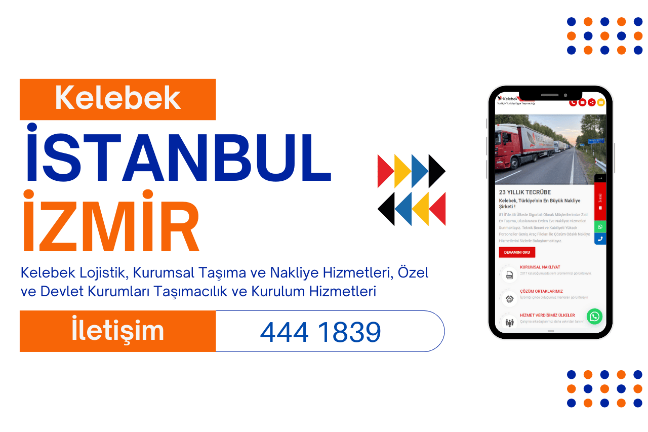 İstanbul'dan İzmir'e sigortalı nakliye